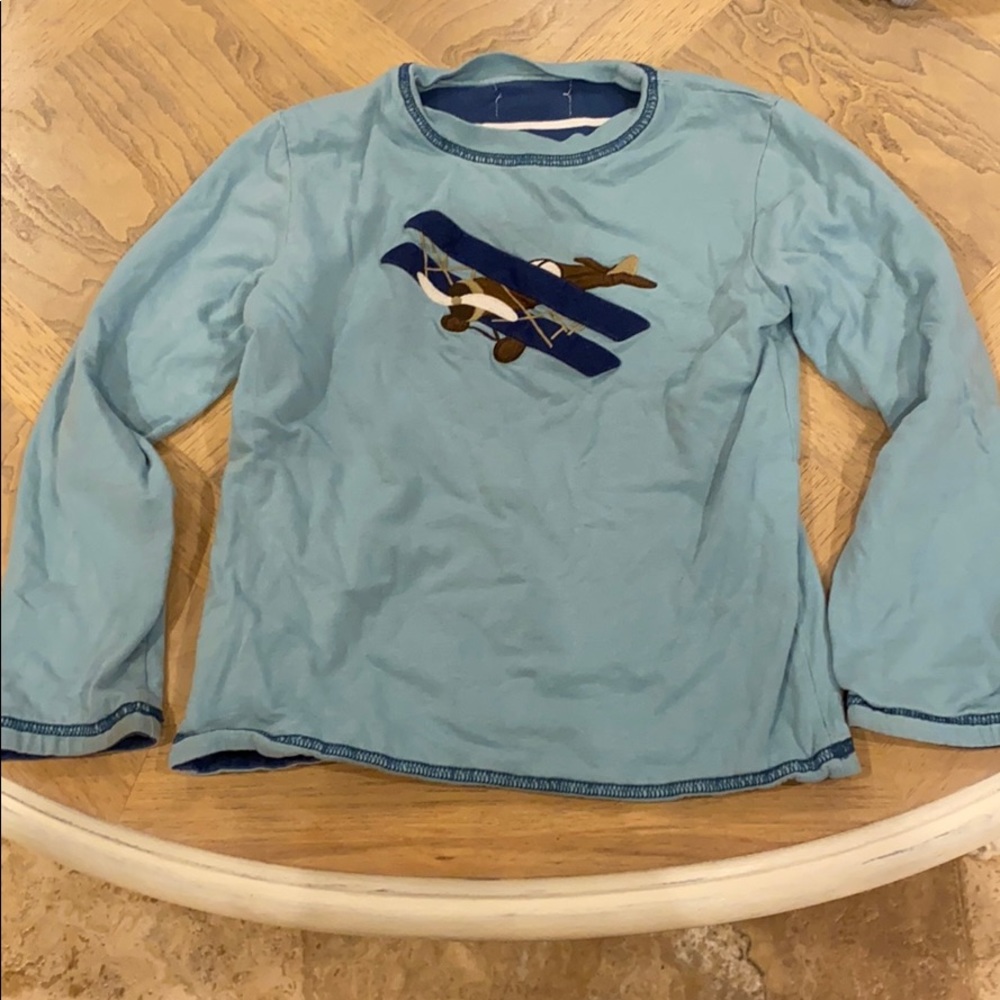 Kids light blue long sleeve shirt